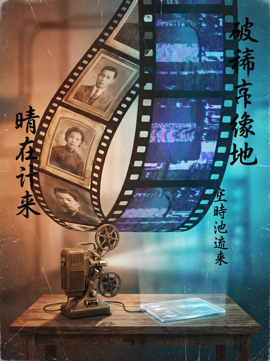 91网AI复古电影创作视频演示封面 - www.pcubd91.cn